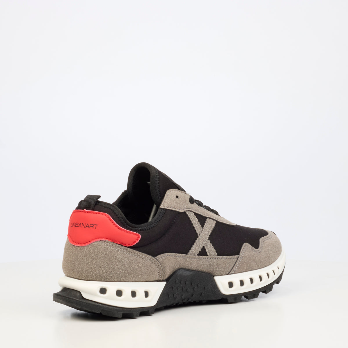 Urbanart Metro 2 Faux Nubuck / Nylon Sneaker - Black