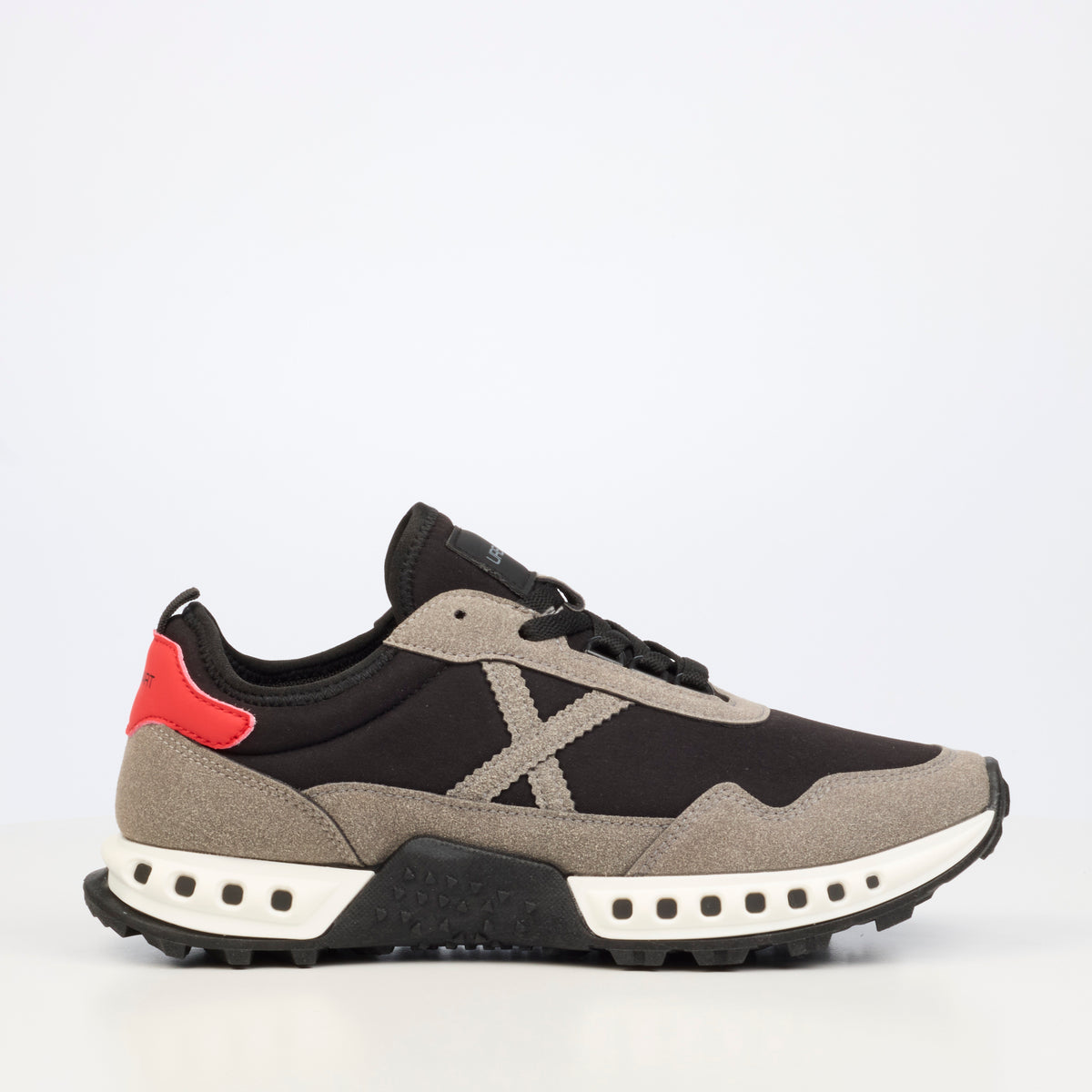 Urbanart Metro 2 Faux Nubuck / Nylon Sneaker - Black