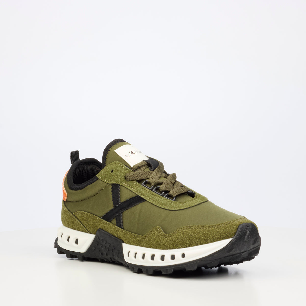 Urbanart Metro 2 Faux Nubuck / Nylon Sneaker - Olive