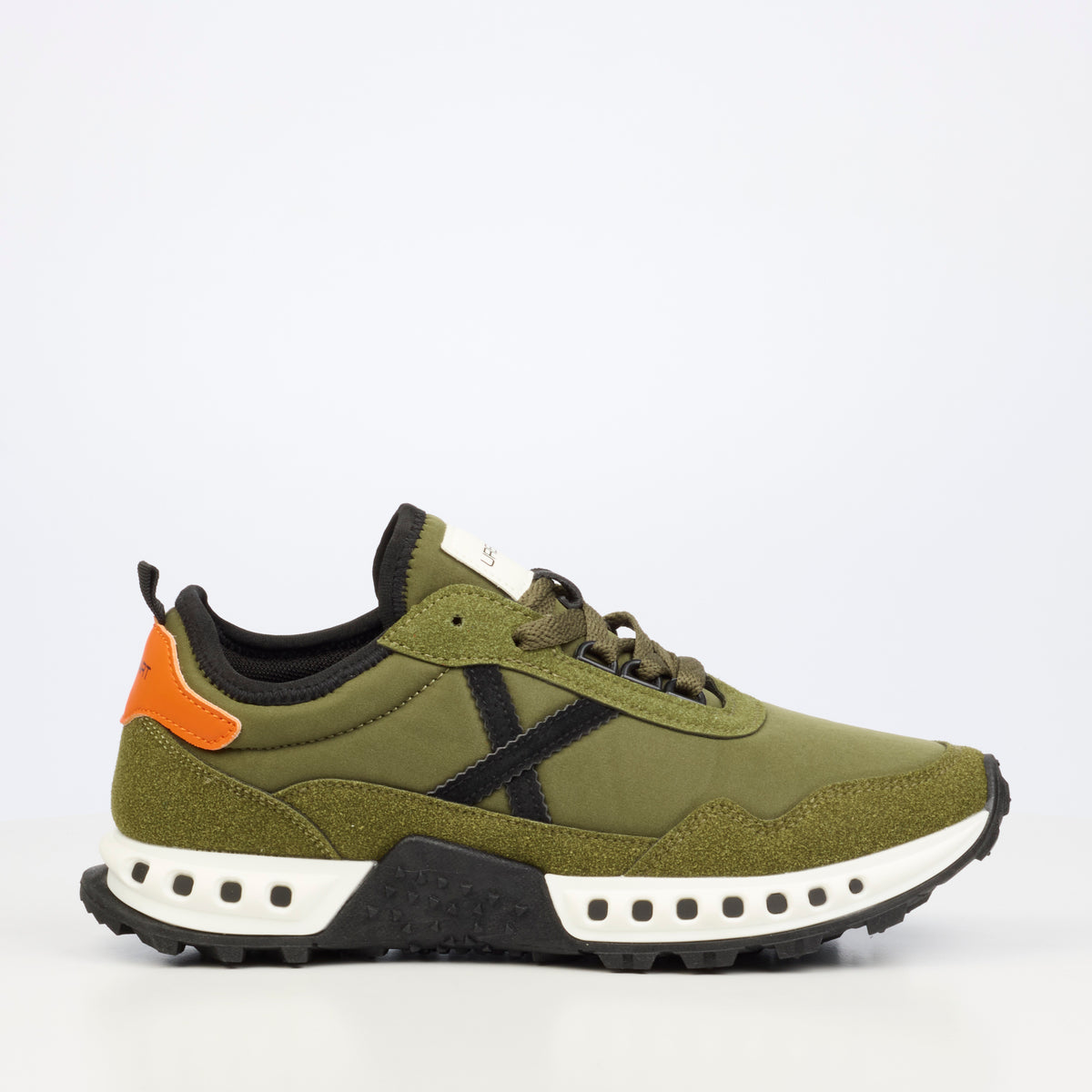 Urbanart Metro 2 Faux Nubuck / Nylon Sneaker - Olive