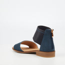 Miss Black Micah 6 Sandal - Navy footwear Miss Black