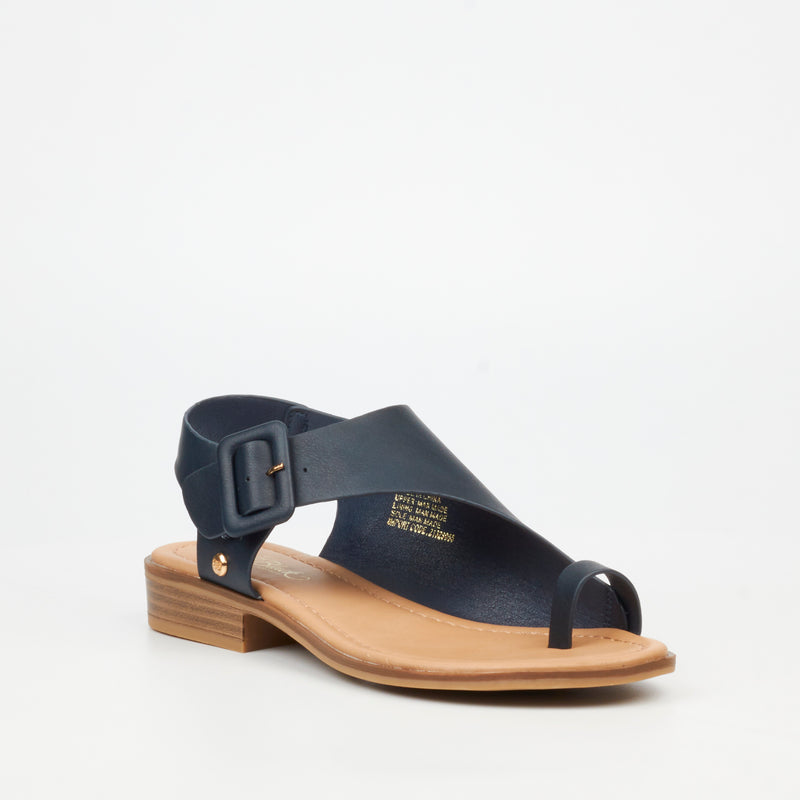 Miss Black Micah 3 Sandal - Navy footwear Miss Black
