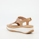 Butterfly Feet Mieko 1 Flatform - Beige footwear Butterfly Feet
