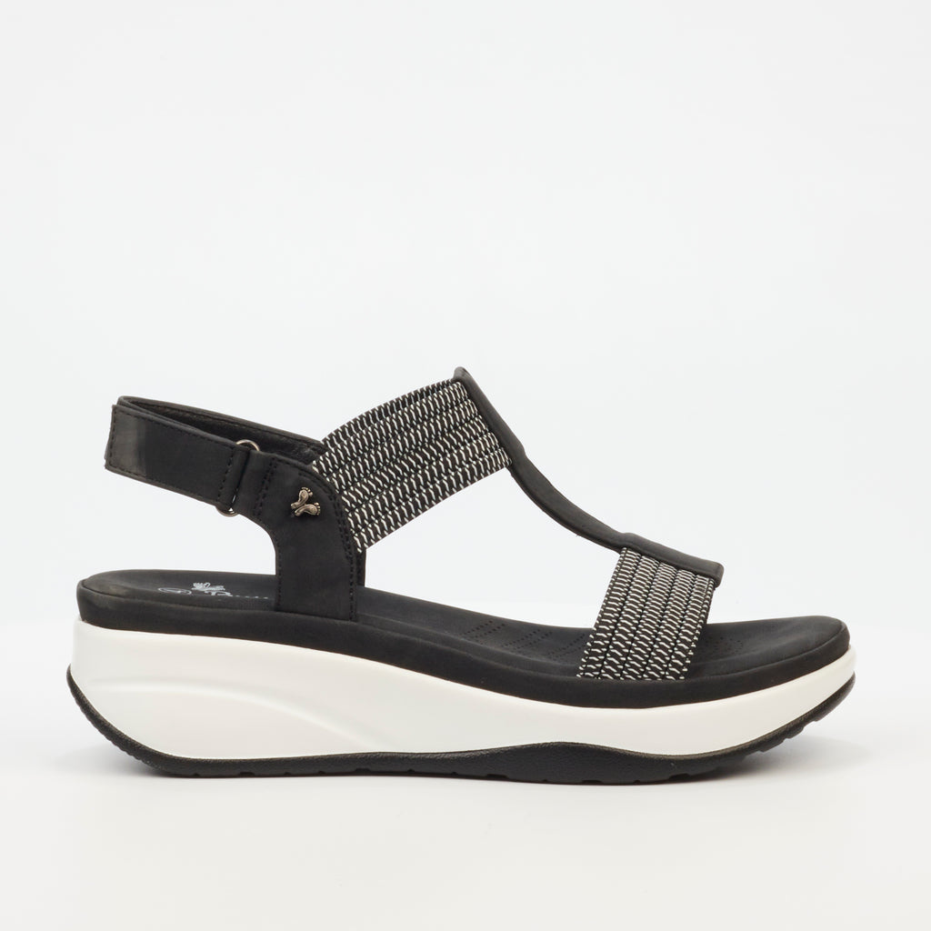 Butterfly Feet Mieko 1 Flatform - Black footwear Butterfly Feet