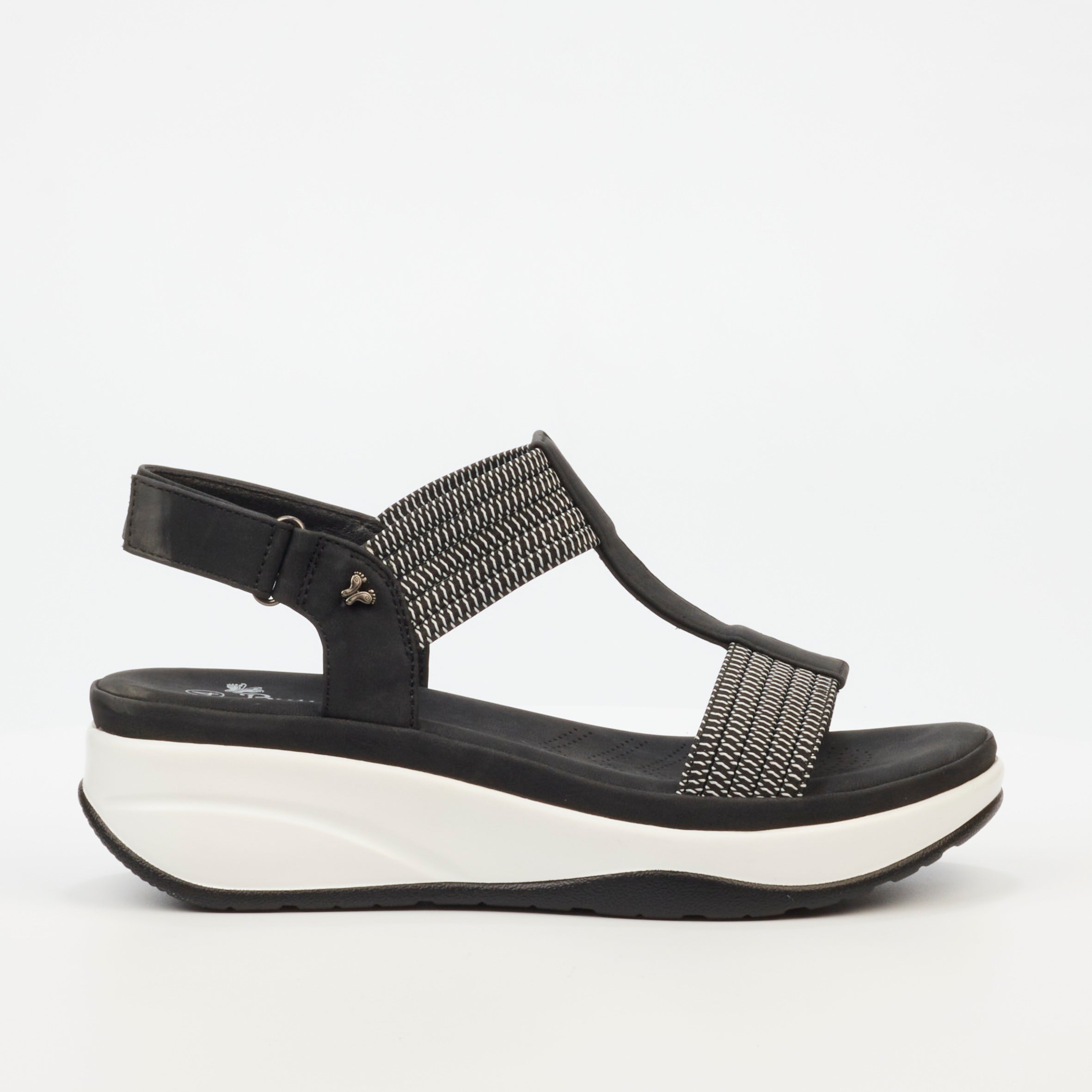 Butterfly Feet Mieko 1 Flatform - Black footwear Butterfly Feet