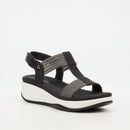 Butterfly Feet Mieko 1 Flatform - Black footwear Butterfly Feet