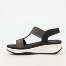 Butterfly Feet Mieko 1 Flatform - Black footwear Butterfly Feet