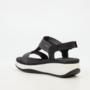 Butterfly Feet Mieko 1 Flatform - Black footwear Butterfly Feet