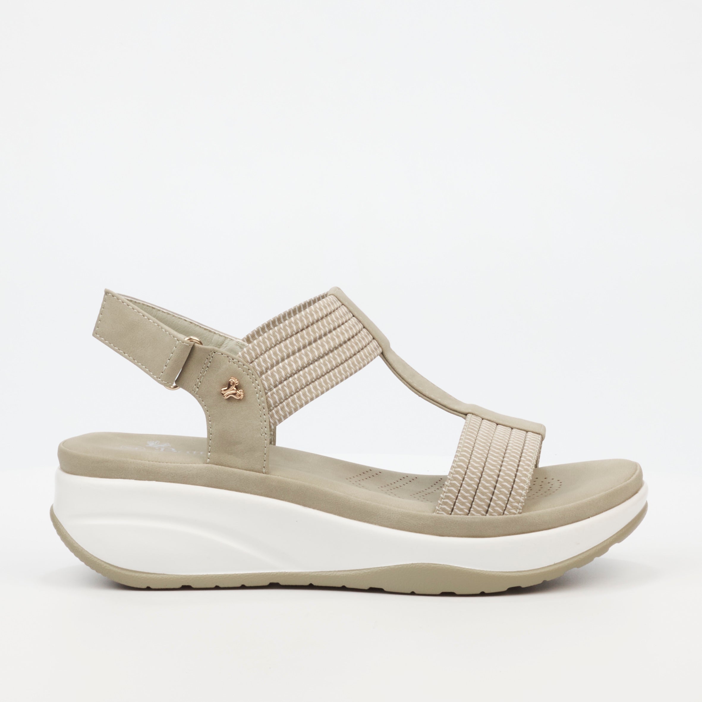 Butterfly Feet Mieko 1 Flatform - Olive footwear Butterfly Feet