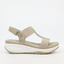 Butterfly Feet Mieko 1 Flatform - Olive footwear Butterfly Feet