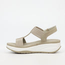 Butterfly Feet Mieko 1 Flatform - Olive footwear Butterfly Feet