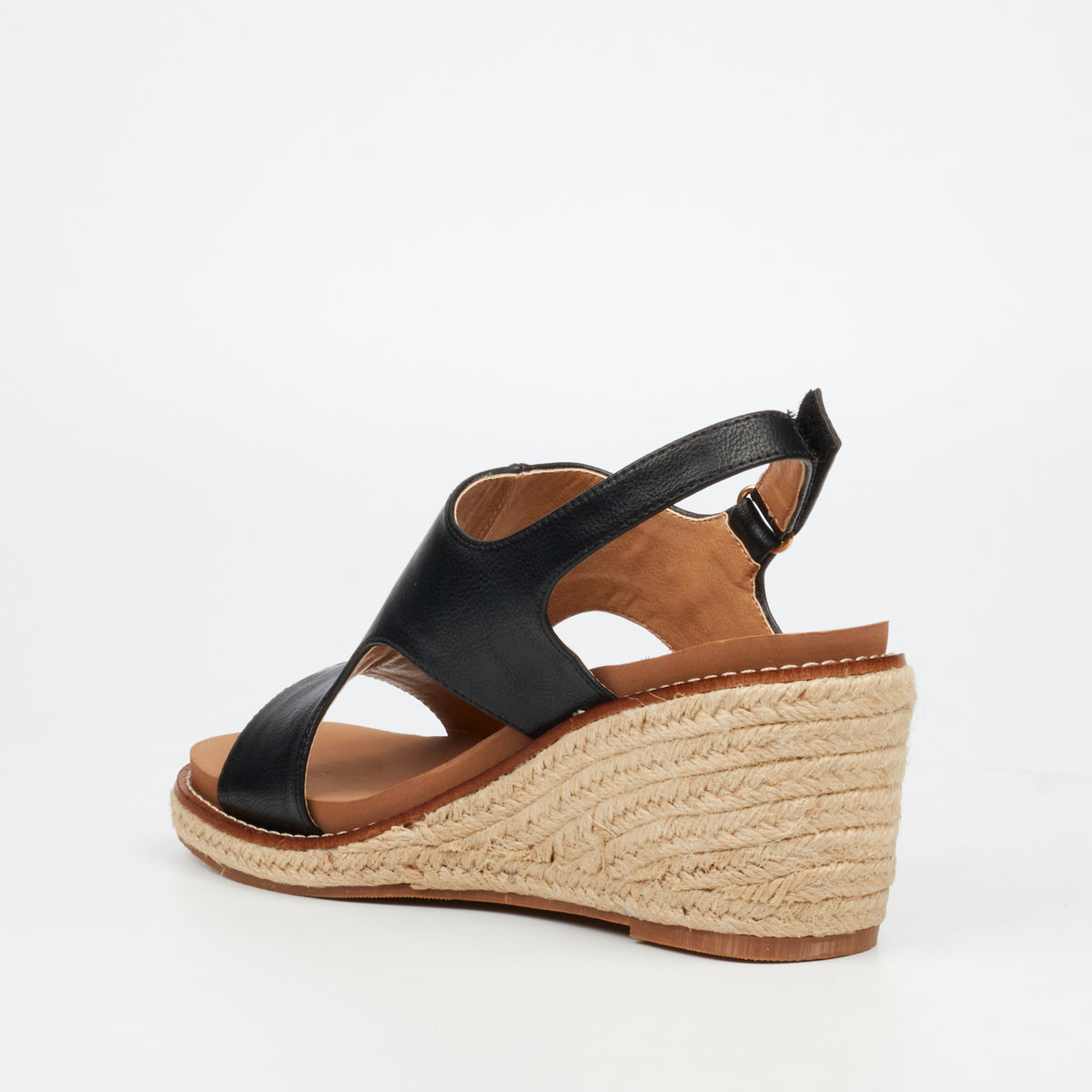 Butterfly Feet Mila 2 High Wedges - Black footwear Butterfly Feet