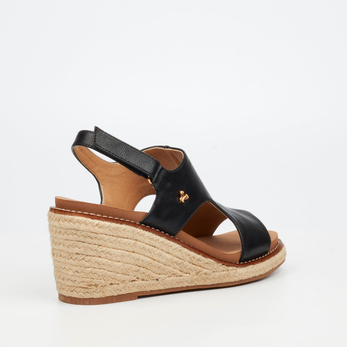 Butterfly Feet Mila 2 High Wedges - Black footwear Butterfly Feet