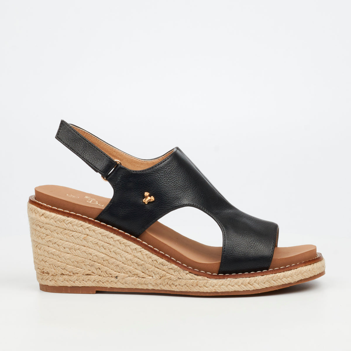 Butterfly Feet Mila 2 High Wedges - Black footwear Butterfly Feet