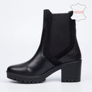 Nicci Tyler Miller 1 Handcrafted Leather Ankle Boot - Black footwear Nicci Tyler