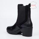 Nicci Tyler Miller 1 Handcrafted Leather Ankle Boot - Black footwear Nicci Tyler