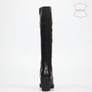 Nicci Tyler Miller 3 Genuine Leather High Boot - Black footwear Nicci Tyler