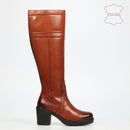 Nicci Tyler Miller 3 Genuine Leather High Boot - Tan footwear Nicci Tyler