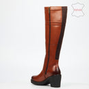 Nicci Tyler Miller 3 Genuine Leather High Boot - Tan footwear Nicci Tyler