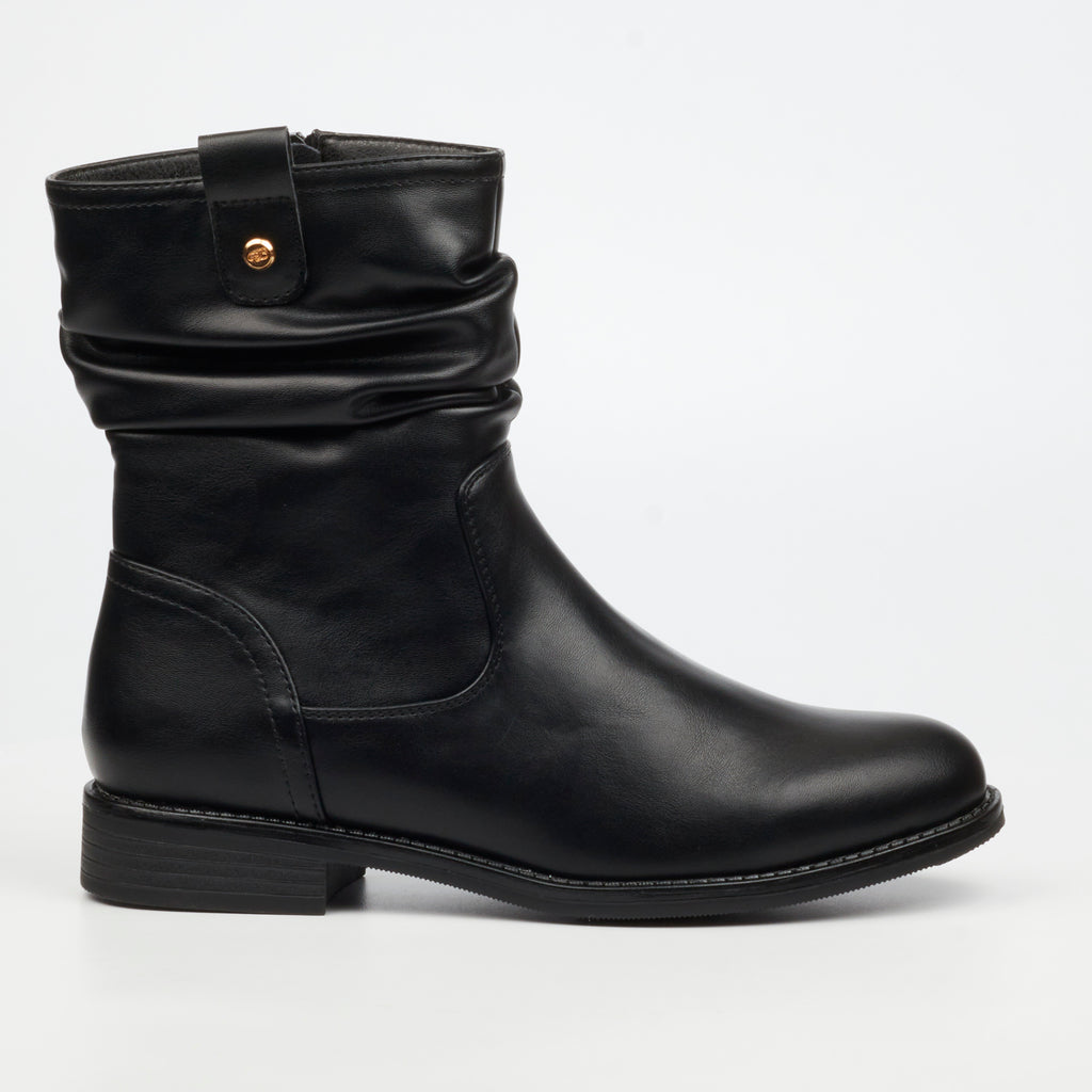Miss Black Mirror 1 Ankle Boot - Black footwear Miss Black