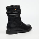 Miss Black Mirror 1 Ankle Boot - Black footwear Miss Black