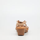 Butterfly Feet Alysia 2 Wedge - Beige footwear Butterfly Feet