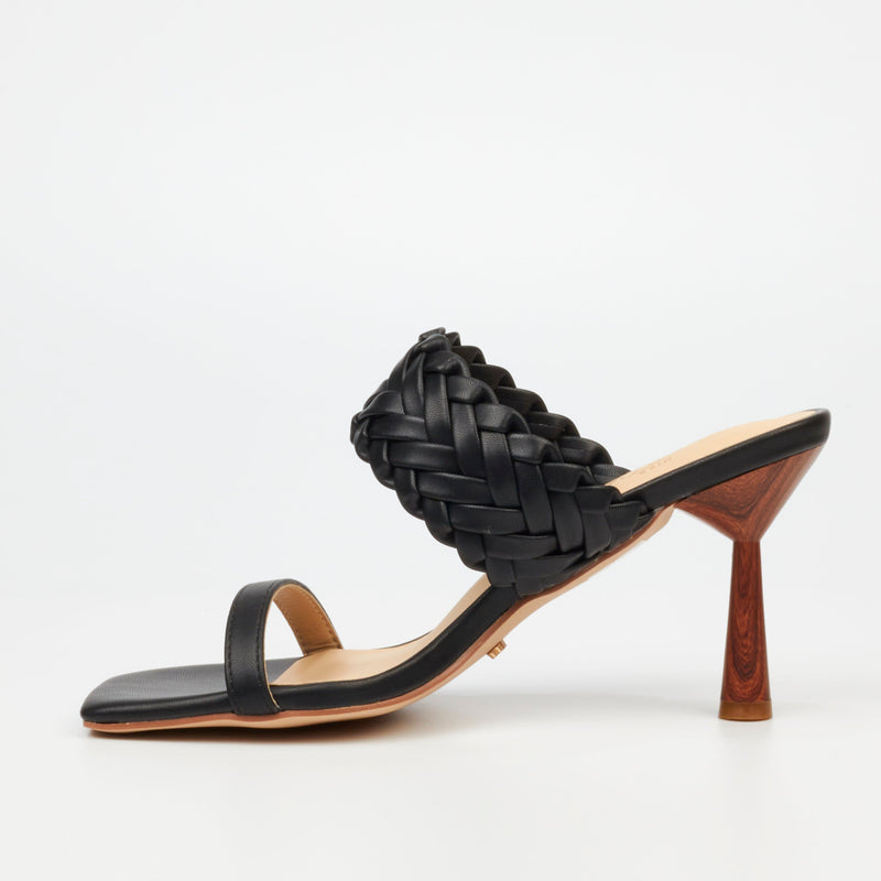 Miss Black Mocha 1 Heel - Black footwear Miss Black   