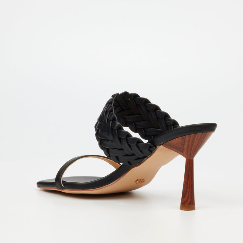 Miss Black Mocha 1 Heel - Black footwear Miss Black   