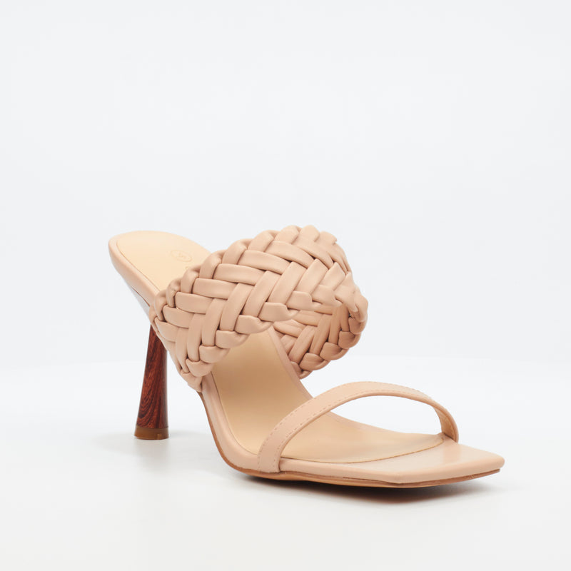 Miss Black Mocha 1 Heel - Nude footwear Miss Black   