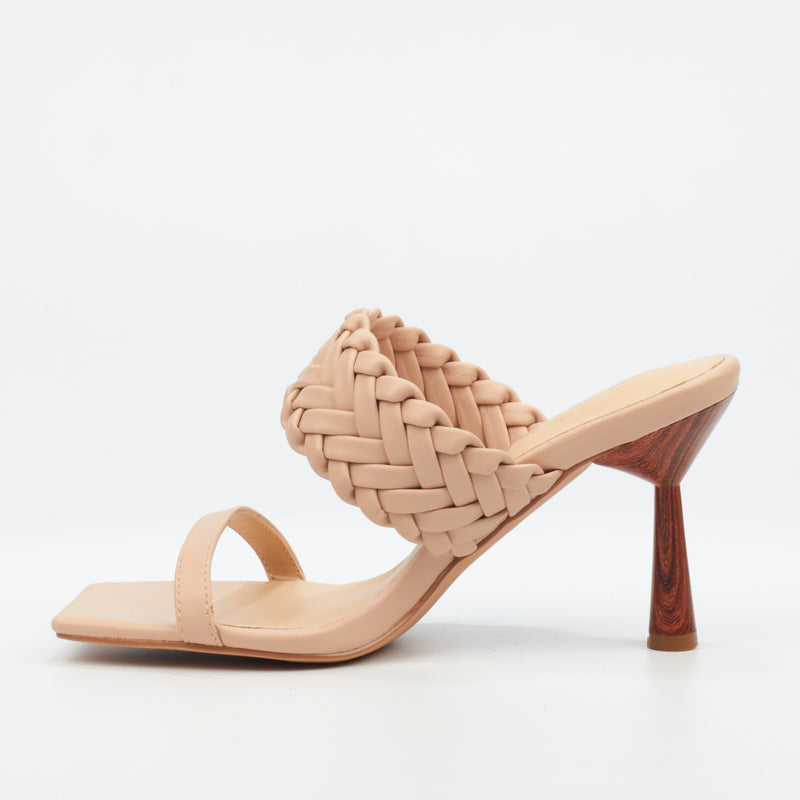 Miss Black Mocha 1 Heel - Nude footwear Miss Black   