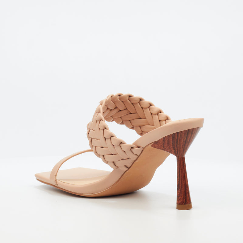 Miss Black Mocha 1 Heel - Nude footwear Miss Black   