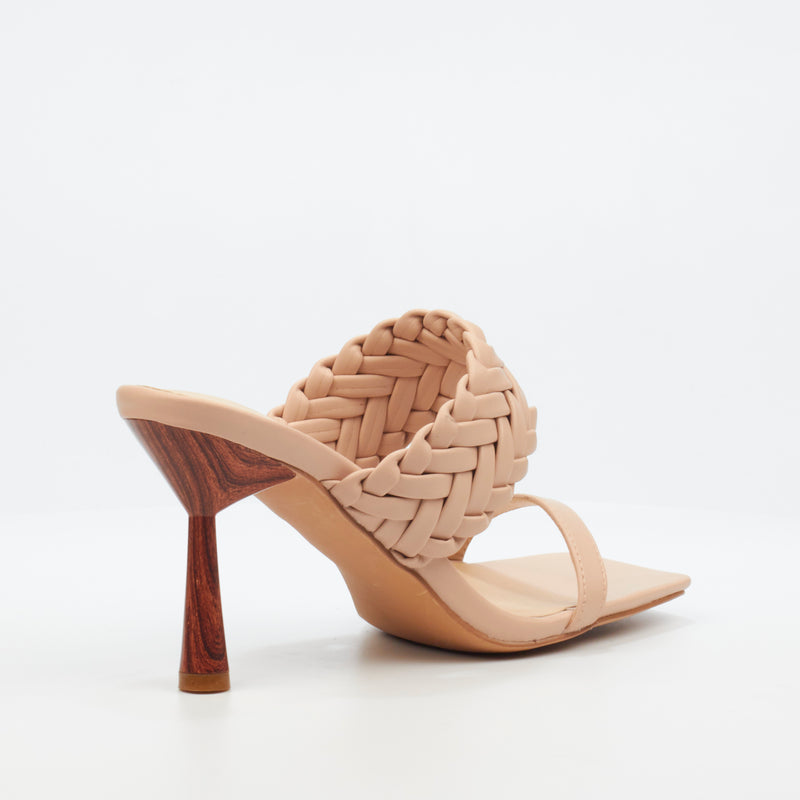 Miss Black Mocha 1 Heel - Nude footwear Miss Black   