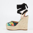 Miss Black Moniker 10 Wedge - Black footwear Miss Black