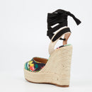 Miss Black Moniker 10 Wedge - Black footwear Miss Black