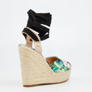 Miss Black Moniker 10 Wedge - Black footwear Miss Black