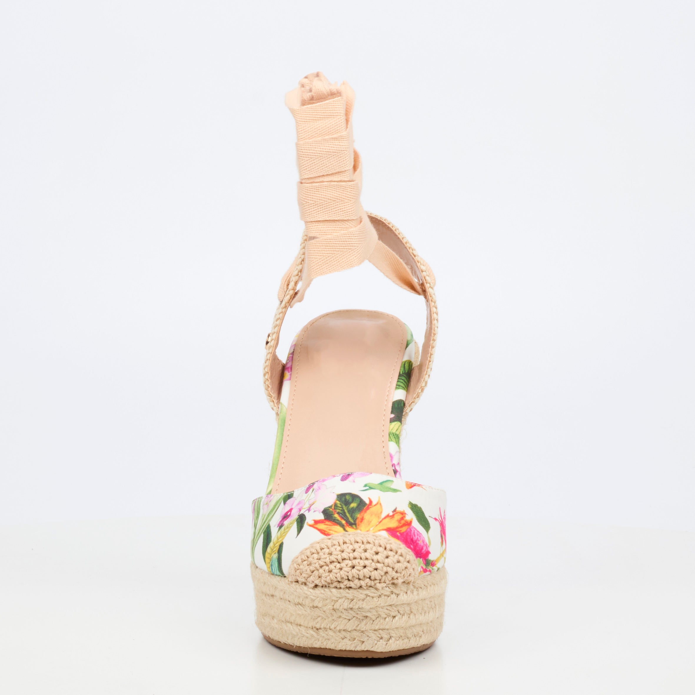 Miss Black Moniker 10 Wedge - White footwear Miss Black