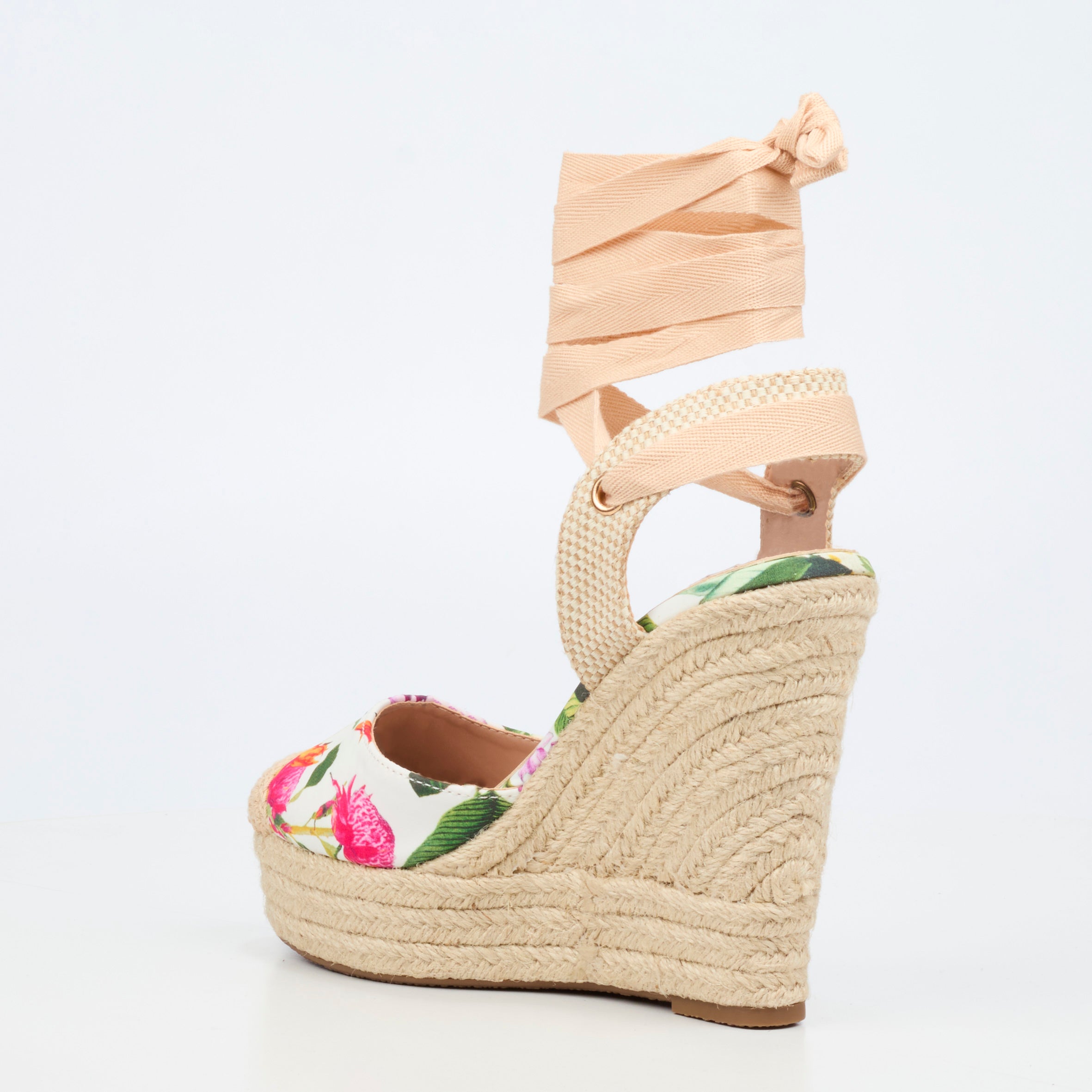 Miss Black Moniker 10 Wedge - White footwear Miss Black
