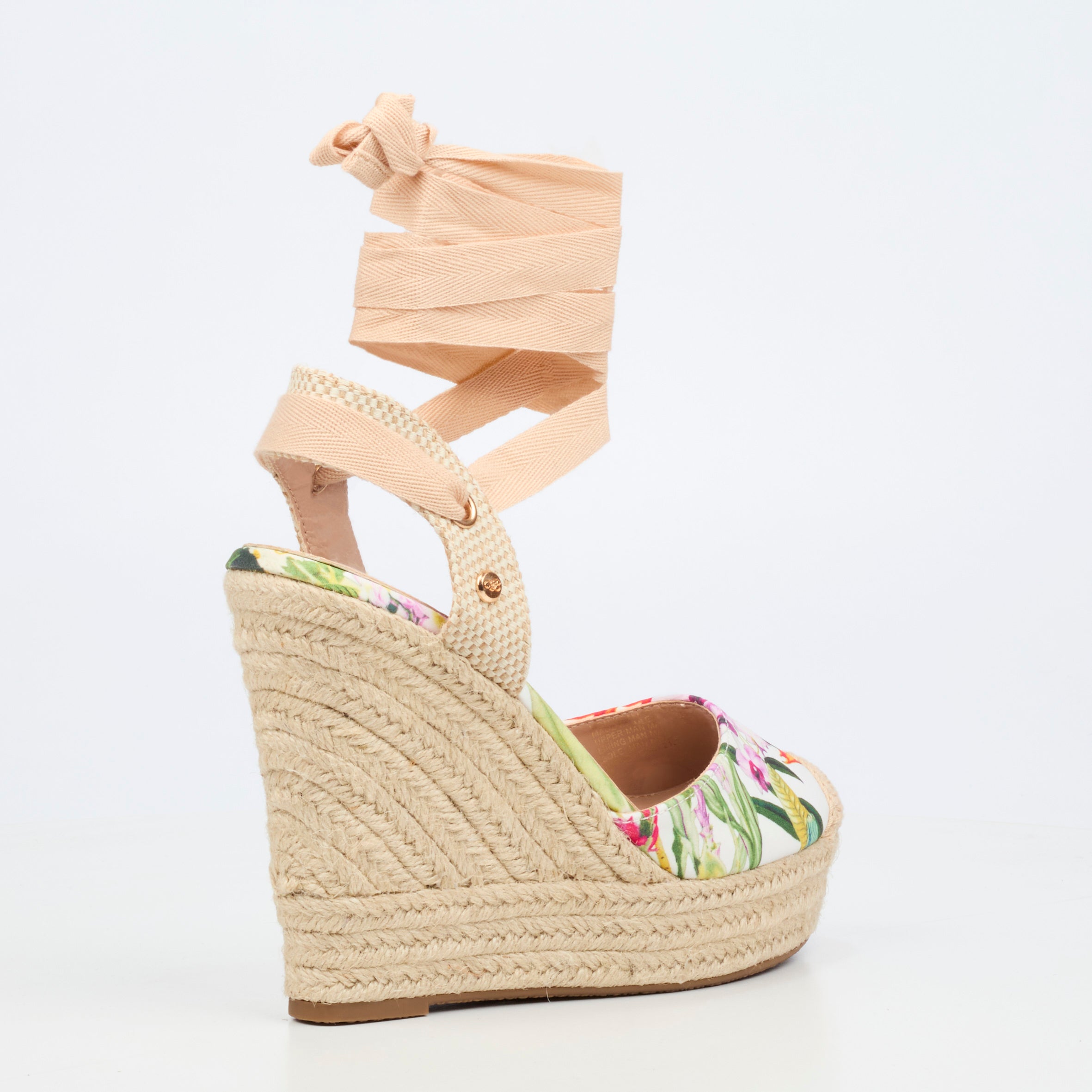 Miss Black Moniker 10 Wedge - White footwear Miss Black