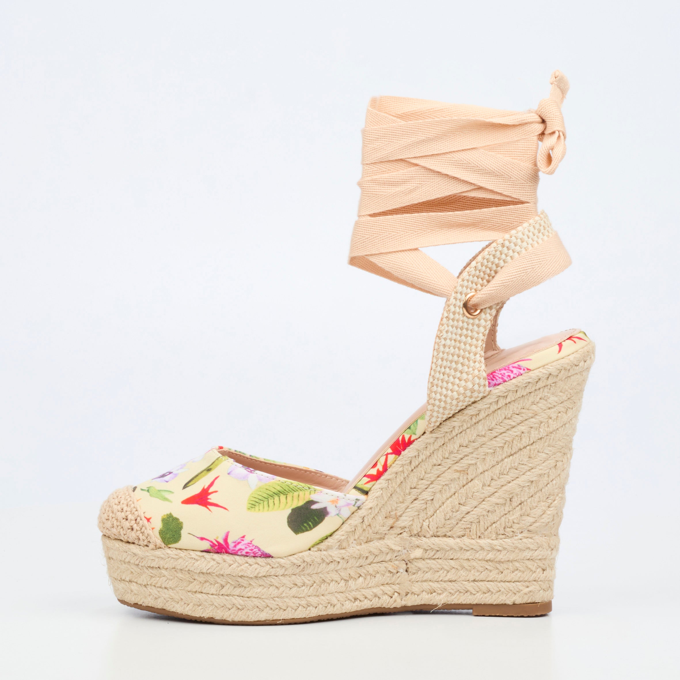 Miss Black Moniker 10 Wedge - Yellow footwear Miss Black