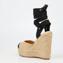 Miss Black Moniker 11 Wedge - Black footwear Miss Black