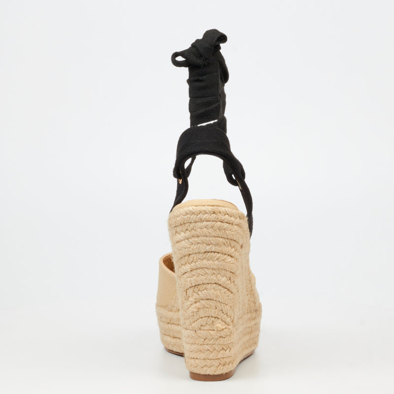 Miss Black Moniker 11 Wedge - Black footwear Miss Black