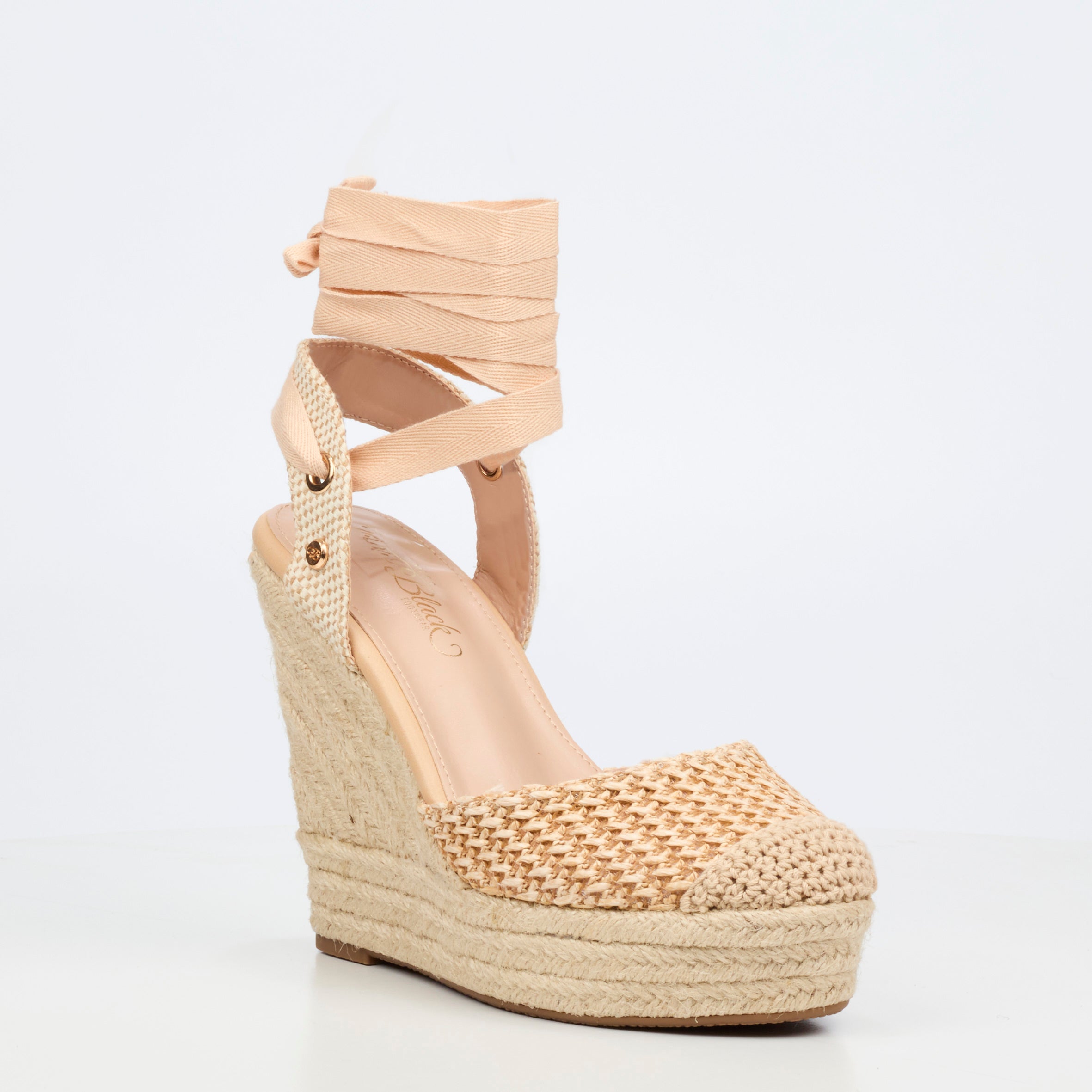 Miss Black Moniker 11 Wedge - Natural