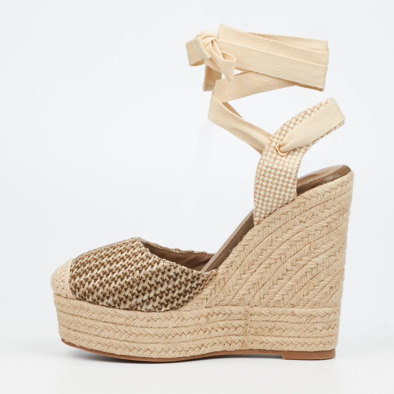 Miss Black Moniker 11 Wedge - Natural