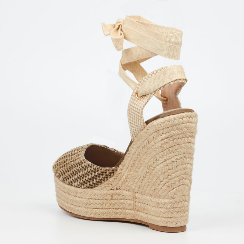 Miss Black Moniker 11 Wedge - Natural
