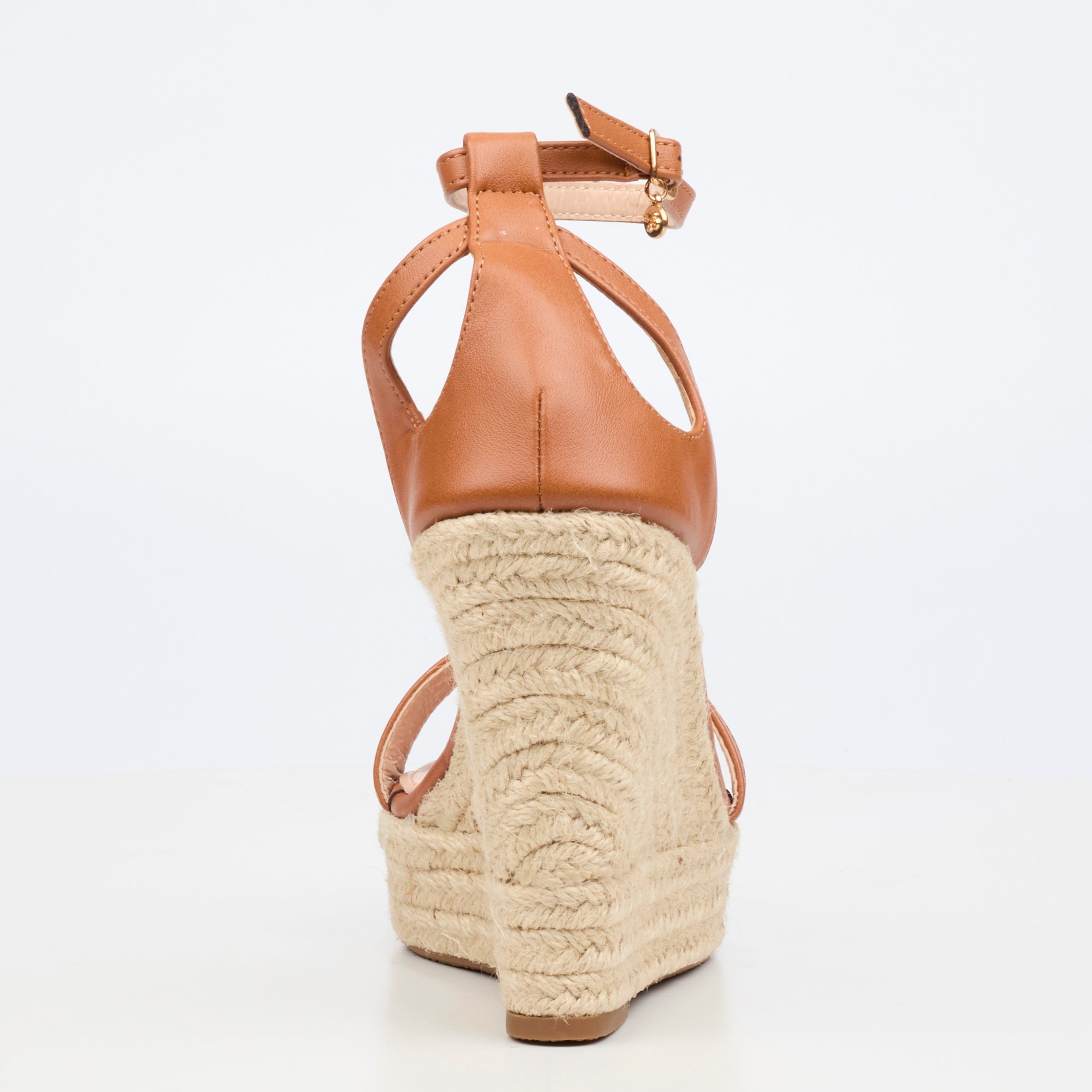Miss Black Moniker 12 Wedge - Tan footwear Miss Black