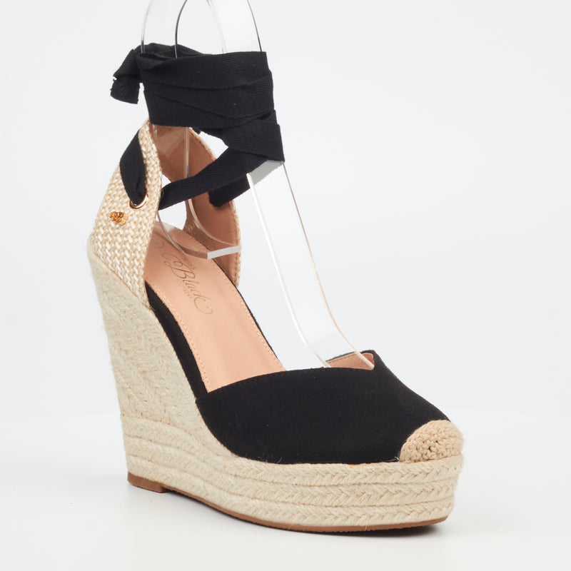 Miss Black Moniker 2 Wedge - Black footwear Miss Black   