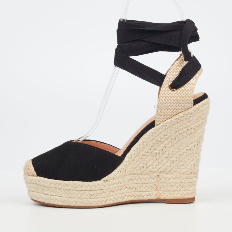 Miss Black Moniker 2 Wedge - Black footwear Miss Black   