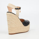 Miss Black Moniker 9 Wedge - Black footwear Miss Black