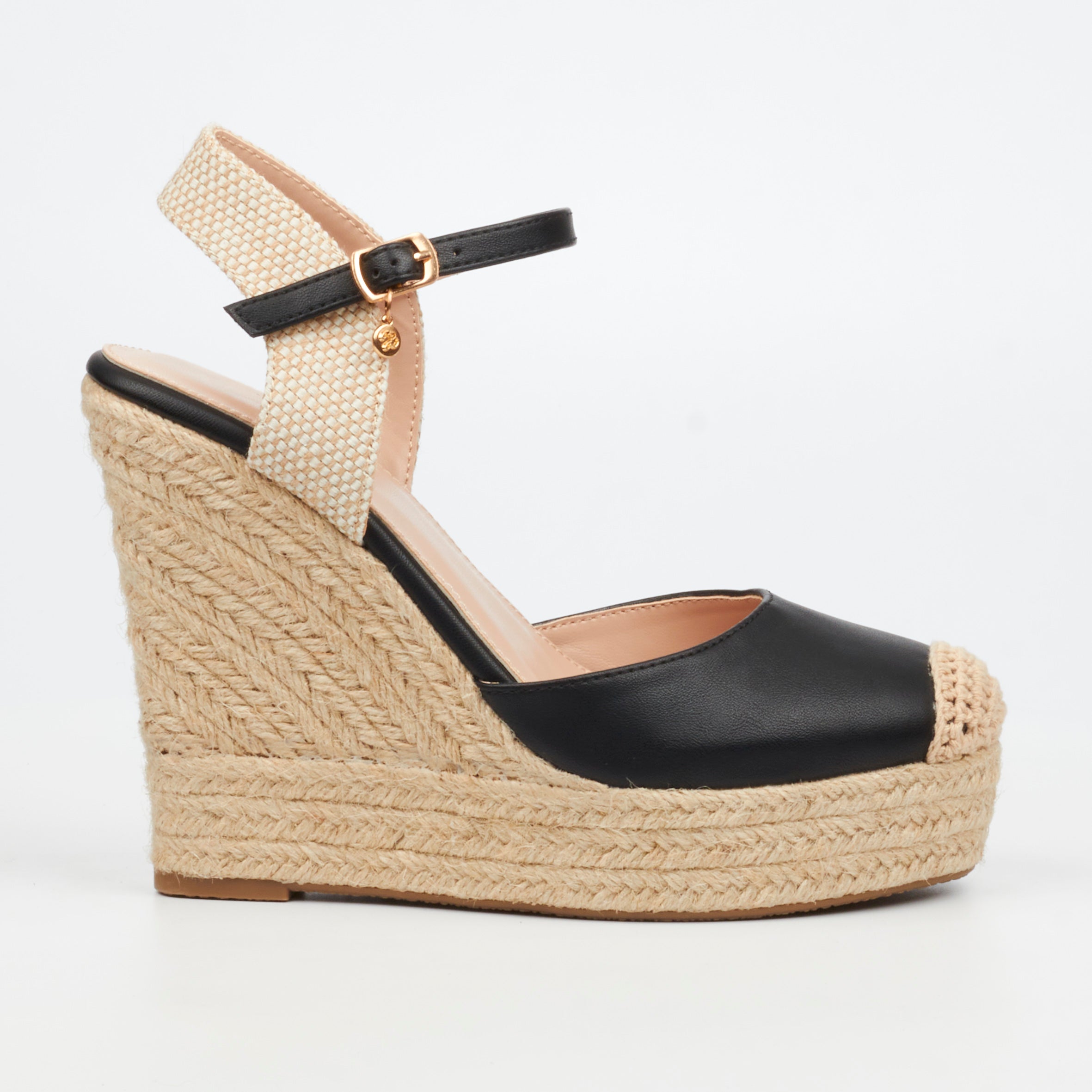 Miss Black Moniker 9 Wedge - Black