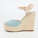 Miss Black Moniker 9 Wedge - Blue footwear Miss Black